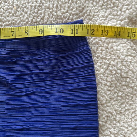 MARCIANO Womens Skirt XS Blue Bandage Pencil Stretch Sexy Evening Office - Picture 9 of 11